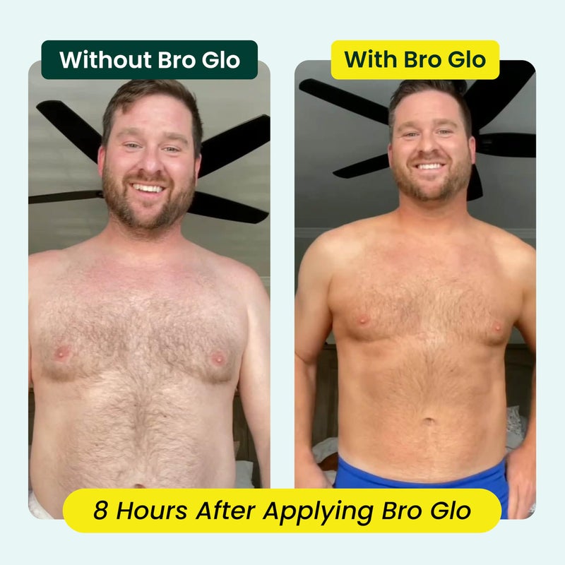 Bro Glo Self Tanner for The Boys - Quick Application Foam Mousse Easy Sunless Tan For Face and Body Oil Free Water Based Faster Skin Drying Natural Sun Kissed Bronze Color Perfect Men - 6.76 FL oz - Image 2