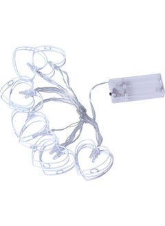 Generic 20 Leds Heart Shape String Light Yellow  - Image 1