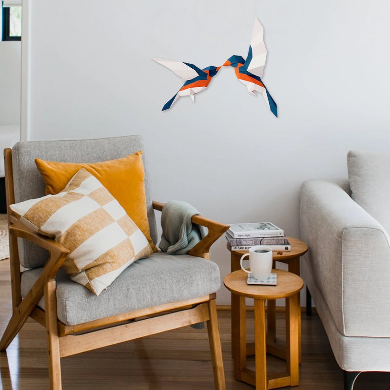 3D Geometric Ornament Wall Mounted Decor Decoration - Image 1
