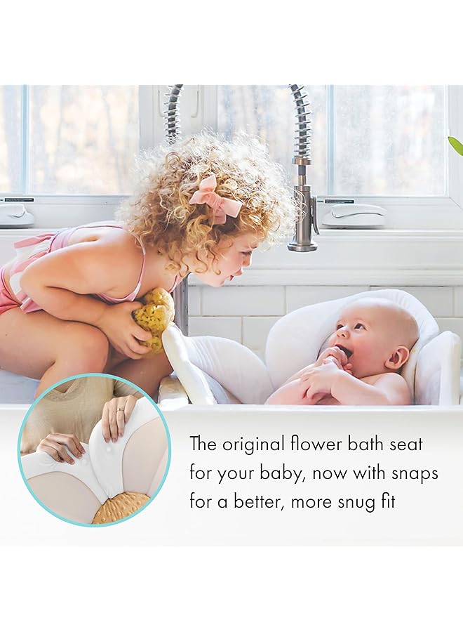 erorex Lotus Baby Bath Seat Flower Bath Mat Baby Bath Tub Sink Bath Cushion The Original Washer Safe  - Image 2
