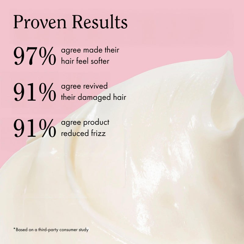 Rizos Curls قناع إصلاح الشعر بفيتامين C من ريزوس كيرلز، يرطب بعمق ويعزز الترطيب، ينعّم ويقلل التجاعيد مع إضافة اللمعان، للشعر الجاف التالف، معزّز بزبدة الشيا، لجميع أنواع الشعر 1a - 4c، 10 أونصات - Image 3