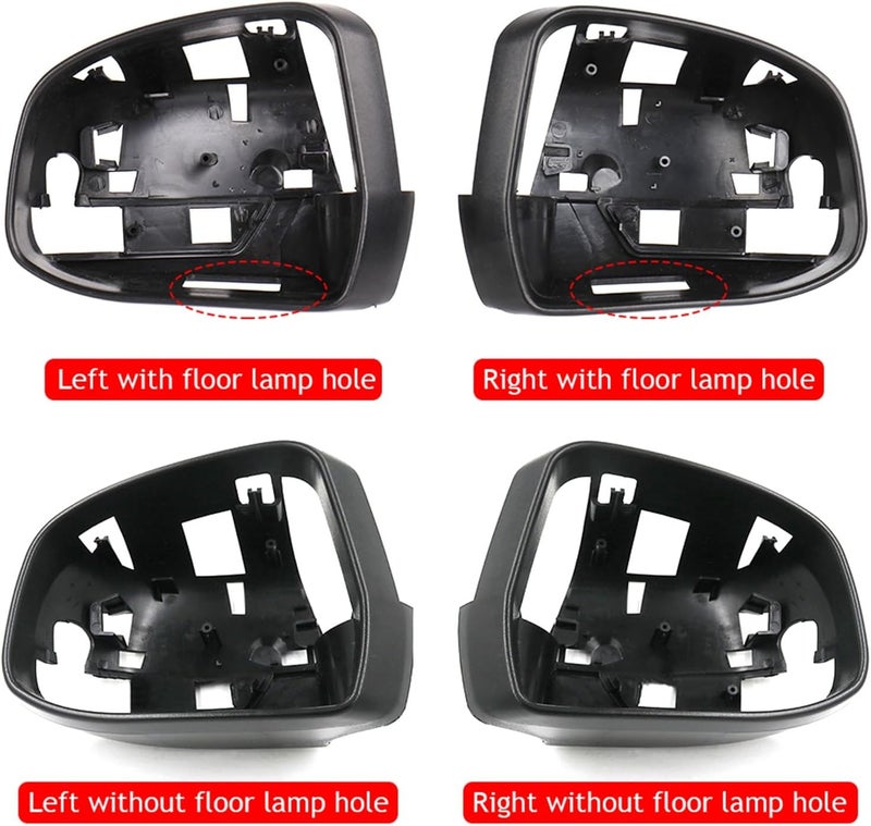 Vuzmode Side Wing Mirror Trim Frame Holder for Ford - Image 4