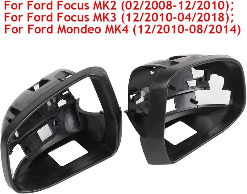 Vuzmode Side Wing Mirror Trim Frame Holder for Ford - Image 2