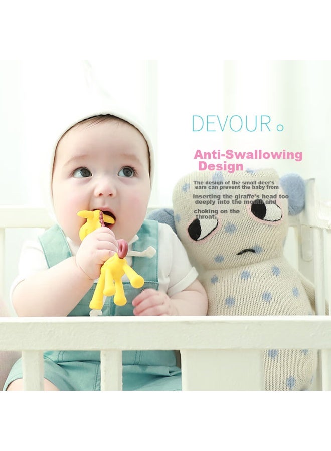 Ange Anjierange Teething Stick, Baby Anti-thumb ing, Six Months Old Infant Teething Toy Version Giraffe Teether - Image 2