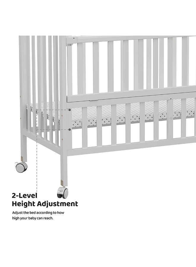 Moon Wooden Portable Crib 129x69x96 Cm 0 To 4 Years - Image 5