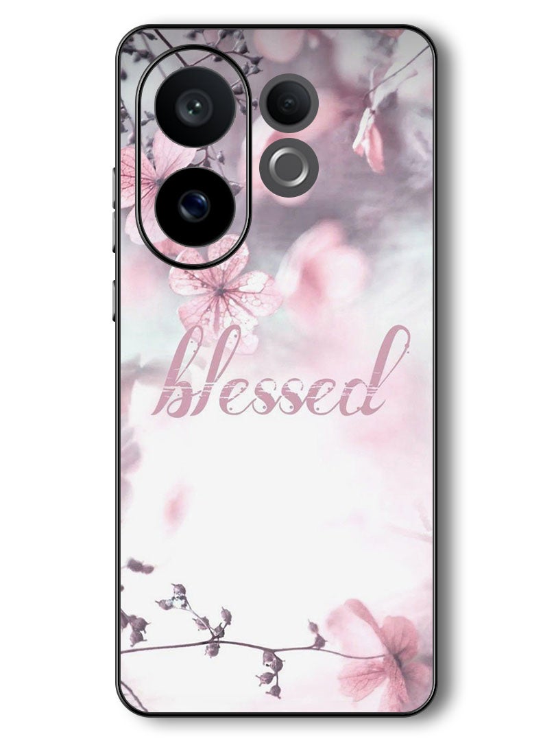 Theodor Case Compatible with Vivo V60 6.77 Inch Protection Shockproof Bumper Cover Blessed - Image 1