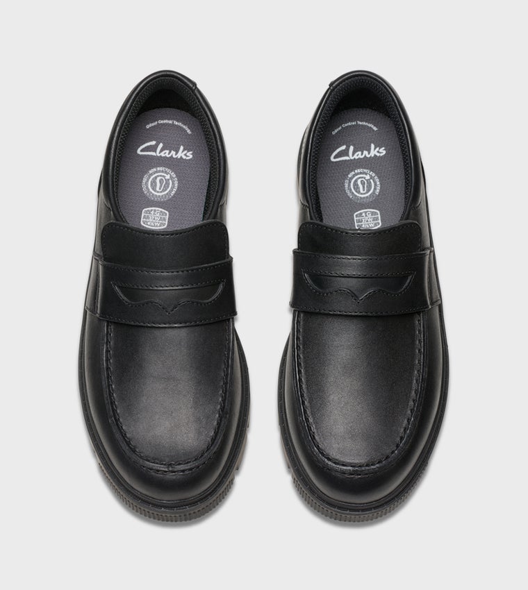 clarks Lorcam Craft Youth Loafers - Image 4