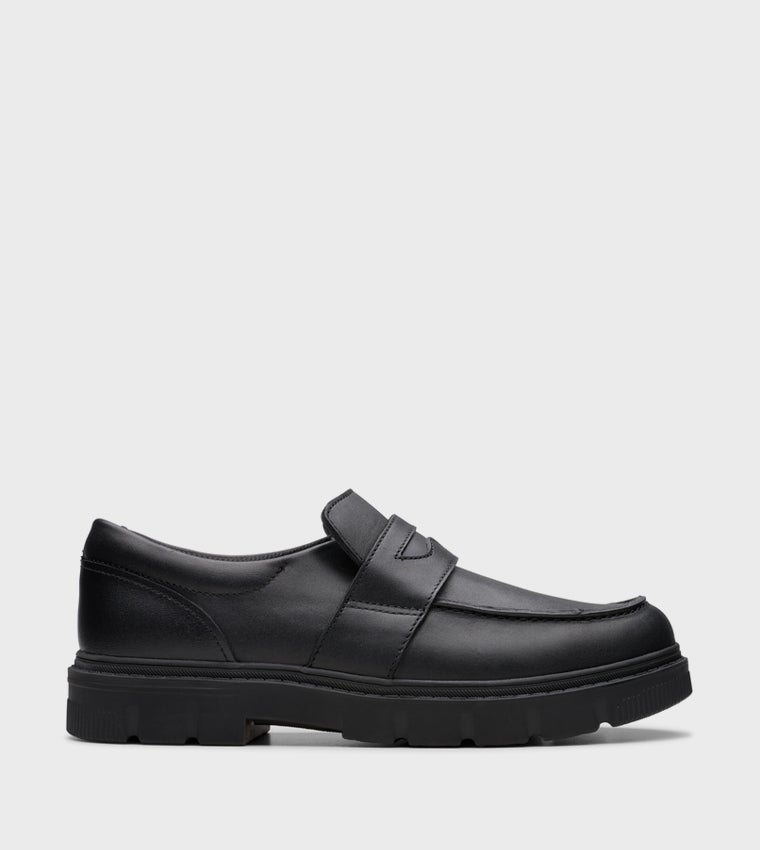 clarks Lorcam Craft Youth Loafers - Image 1