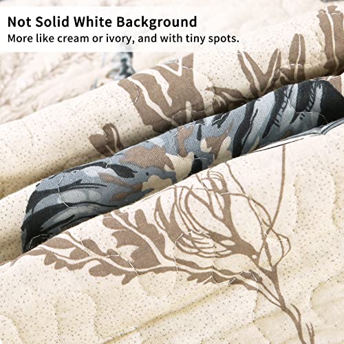 Comforbed Coastal Quilts Queen Size, 3-Piece Starfish Shell Pattern Queen Beach Themed Bed Spreads, Soft Cotton Coastal Quilt Set with Pillowcases, All Seasons Quilt Bedding Set, 90x98 Inch - Image 5