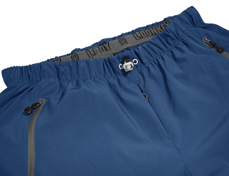 Little Donkey Andy Men's Quick Dry 3/4 Pants Lightweight Capri Shorts Hiking Fishing Travel Casual Navy Blue XXL - Image 5