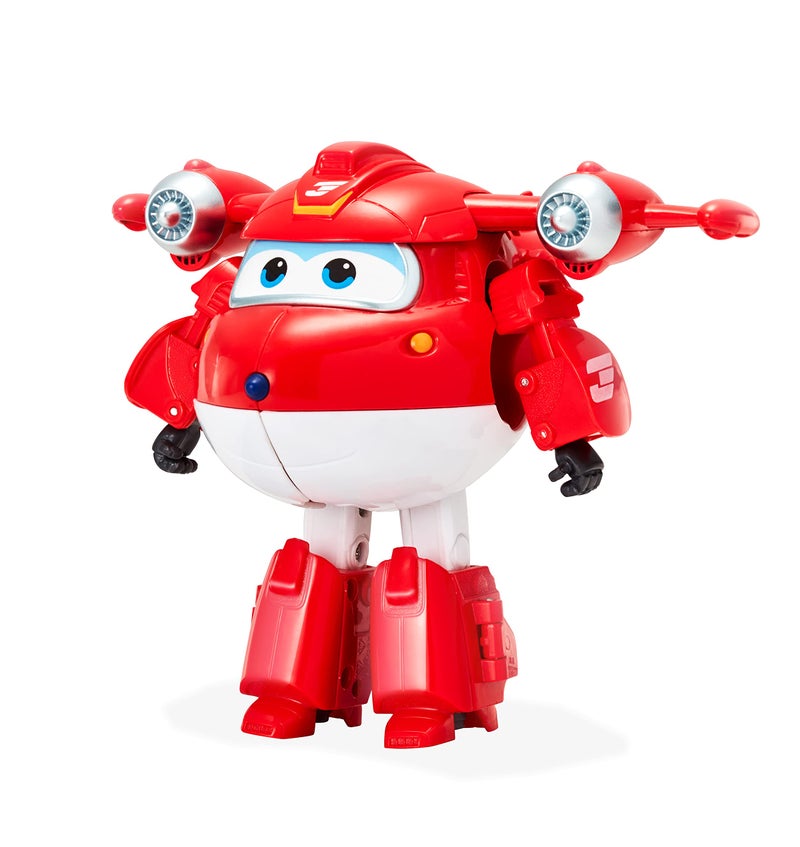 Super Wings 5 Transforming Toys 5Pack Supercharged Jett Supercharged Paul Supercharged Dizzy Golden Boy  Sunny Airplane Toys Action Figures Preschool Toy Plane for 3 4 5 Year Old Kids - Image 2