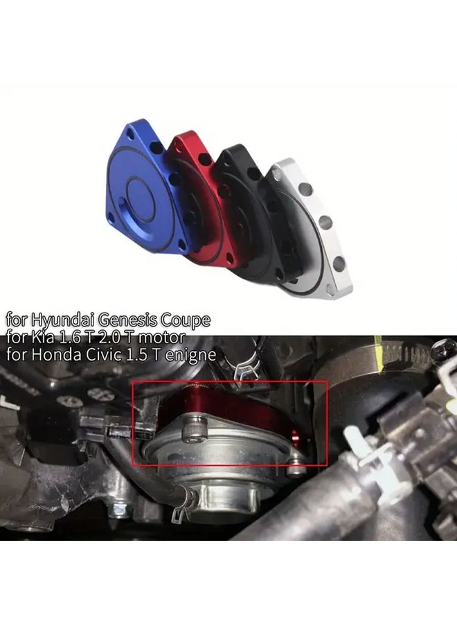 صمام تهوية عالمي من سبائك الألومنيوم بلون فضي محكم لمحركات 1.6T و2.0T المتنوعة - Image 3