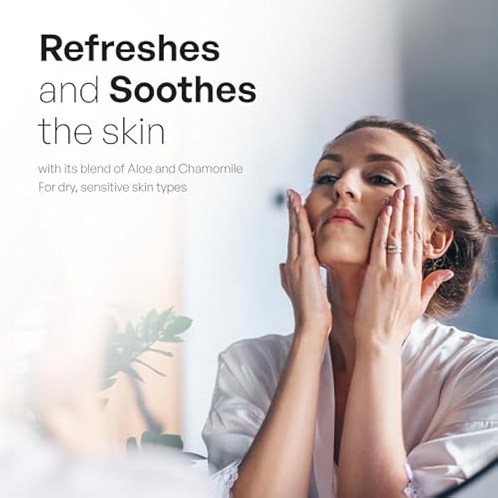 Refinee Daily Nourishing Green Tea and Chamomile Face Cleanser for Men & Women, Age Reversing, Purifies, Softens, & Nourishment Formula for Dry and Sensitive Skin Care, Salty Fragrance, 6.6OZ 200Ml - Image 5