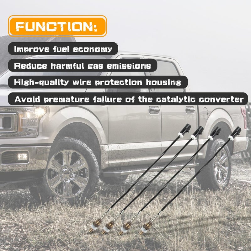 RANSOTO حساس الأكسجين O2 15717 متوافق مع 1990-2014 فورد F150 F250 F350 رينجر إيسكيب إكسبلورر لينكولن مازدا ميركوري يستبدل 15716 15718 مجموعة من 4 - Image 5