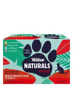 Webbox Meat Selection In Gravy Adult Cat Food 100G X 12  - Image 1