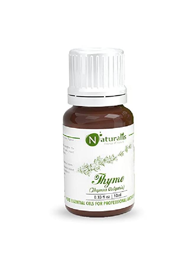 Naturalis زيت الزعتر العطري من جوهر الطبيعة 100% نقي وغير مخفف ودرجة علاجية طبيعية لحالات الجلد والتنفس الواضح والسعال ونمو الشعر 10 مل - Image 3