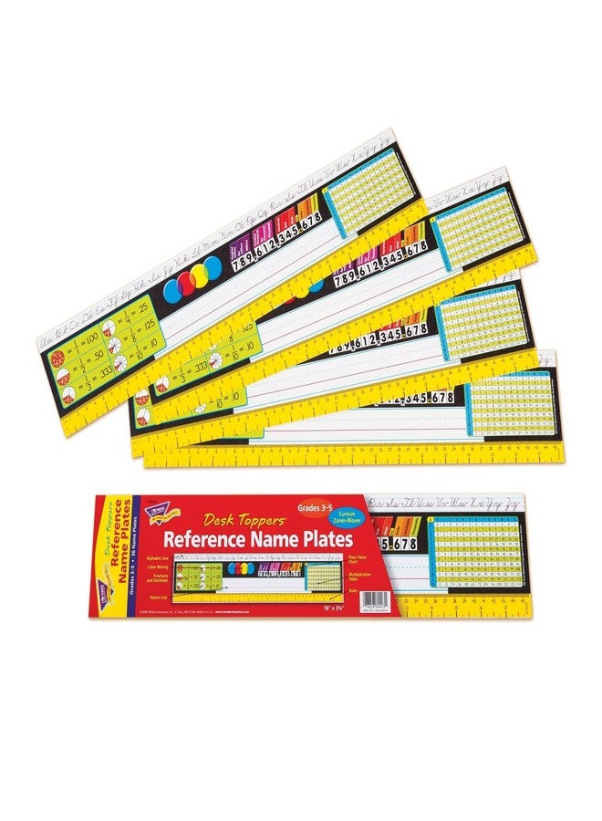 تريند انتربرايزس لوحات أسماء مرجعية من Desk Toppers®: الصفوف من 3 إلى 5 (Zaner-Bloser) - Image 4