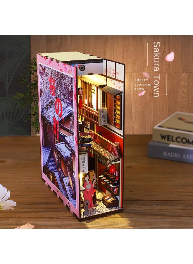 Bluejw DIY Cabin Collection Pavilion 3D Three-dimensional Assembled Model Creative Handmade Book House Micromodel Birthday Gift - Image 1
