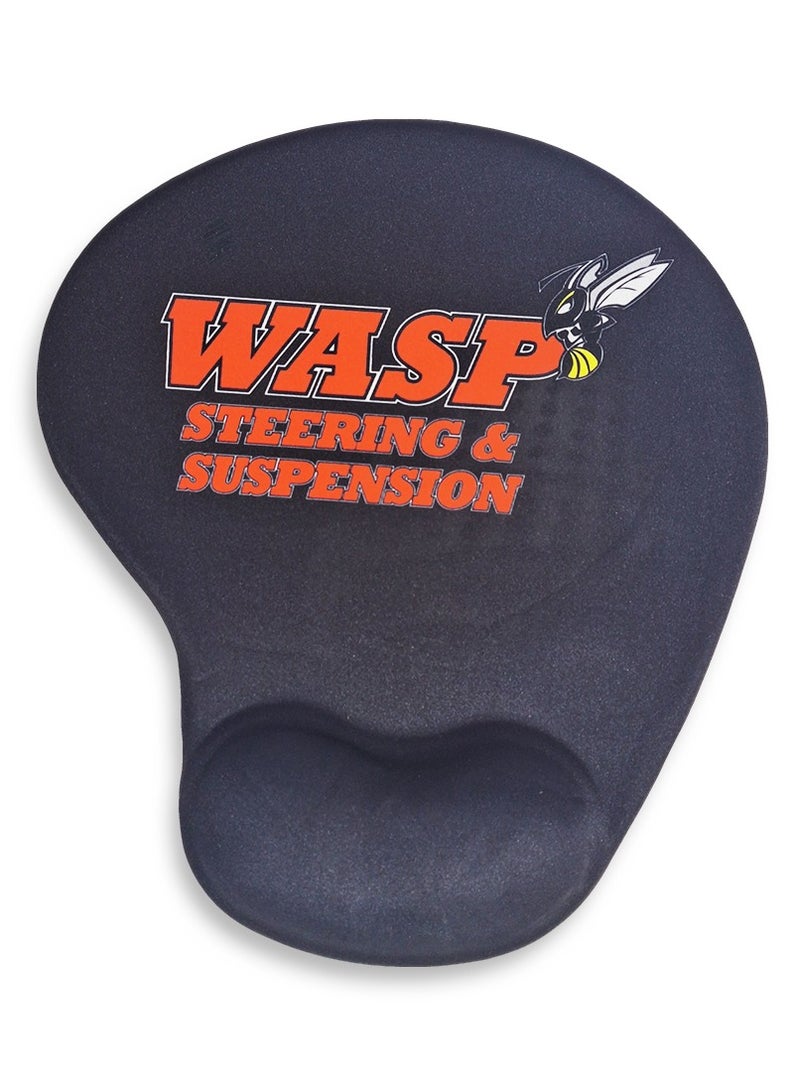 لوحة ماوس صغيرة لليد مع شريط دعم للمعصم من الجل، سجادة مكتب بنمط طباعة عالية الدقة بتصميم لطيف، لوحة ماوس ممتدة ووسادات ماوس للوحة المفاتيح، وسادات ماوس سطحية من القماش المقاوم للماء للمكتب، قاعدة مطاطية مضادة للانزلاق - Image 1