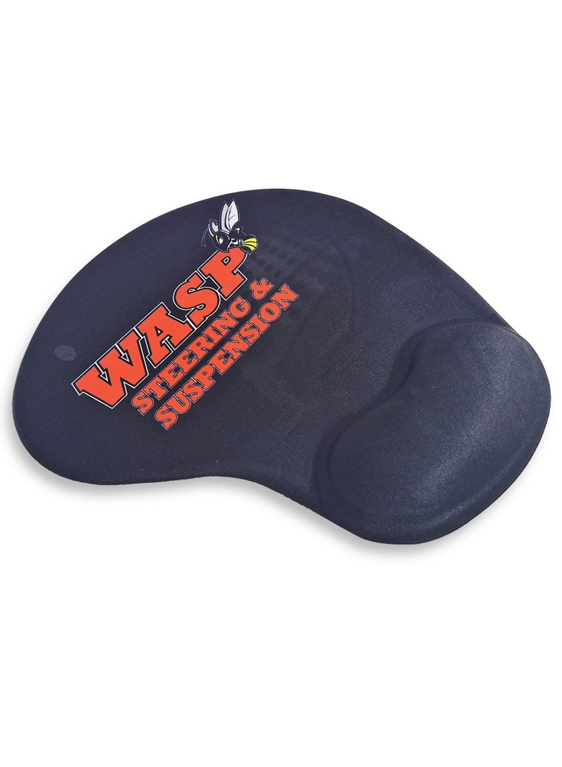 لوحة ماوس صغيرة لليد مع شريط دعم للمعصم من الجل، سجادة مكتب بنمط طباعة عالية الدقة بتصميم لطيف، لوحة ماوس ممتدة ووسادات ماوس للوحة المفاتيح، وسادات ماوس سطحية من القماش المقاوم للماء للمكتب، قاعدة مطاطية مضادة للانزلاق - Image 2