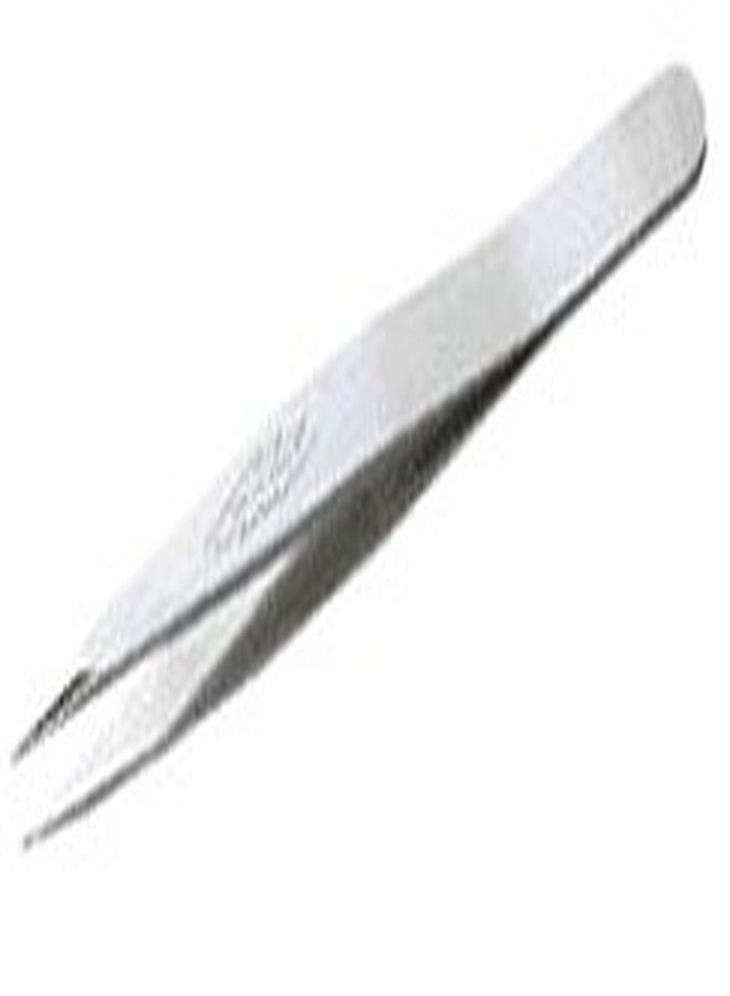 ملقط صغير من الفولاذ المقاوم للصدأ بطول 3 بوصات، ذو طرف دقيق، للحواجب وإزالة الشظايا - تصميم كلاسيكي متين