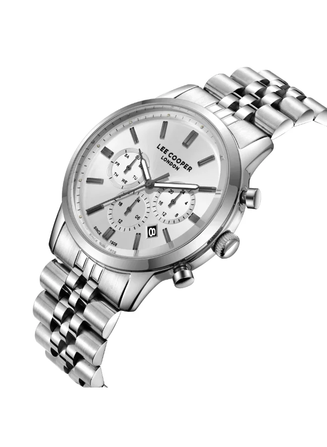 Lee Cooper Men's Metal Multi Function Watch LC08187.330 - 43 mm