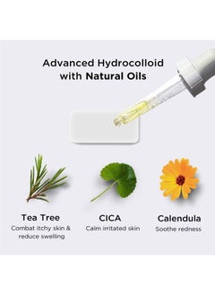 AVARELLE Avarelle Pimple Patches (16 Count) Hydrocolloid Acne Cover Patches | Zit Patches for Blemishes, Zits and Breakouts with Tea Tree, Calendula and Cica Oil for Face | Vegan, Cruelty Free Certified, Carbo 