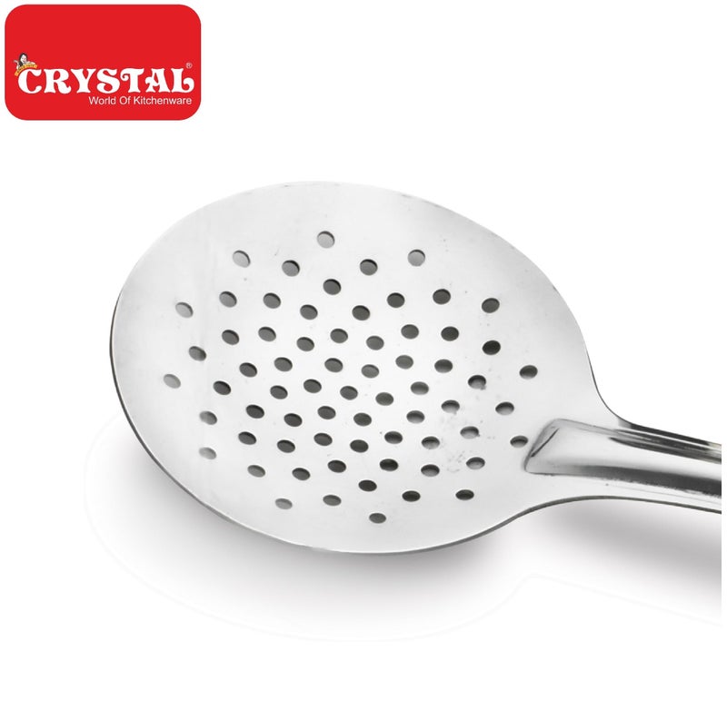 Crystal Stainless Steel Skimmer, Silver - Image 2