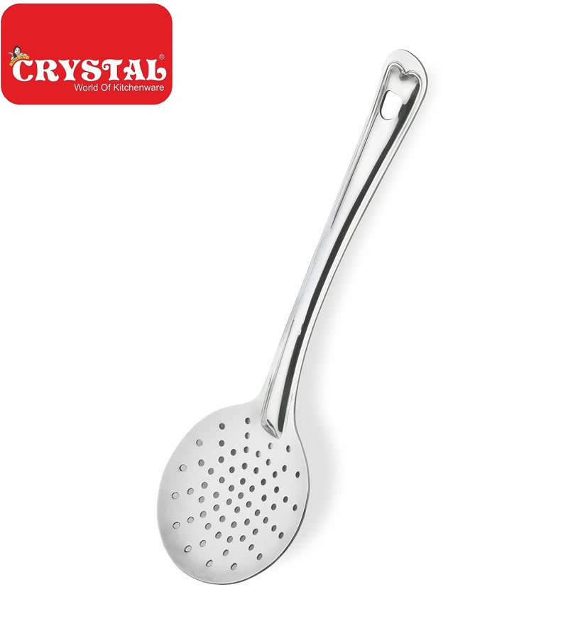 Crystal Stainless Steel Skimmer, Silver - Image 3