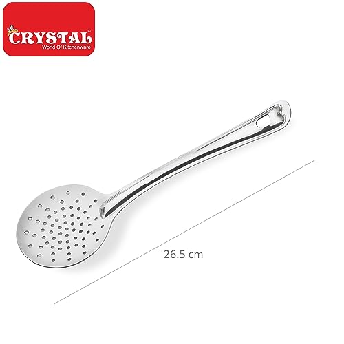 Crystal Stainless Steel Skimmer, Silver - Image 4