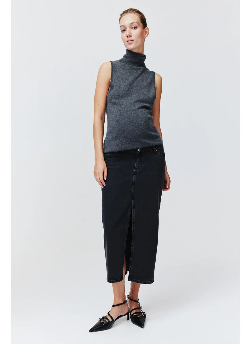 H&M Mama Before & After Denim Skirt