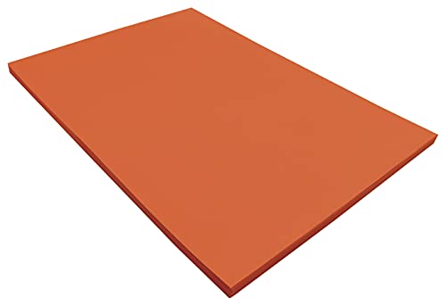 TRU-RAY ورق بناء Tru-Ray من باكون PAC103002، 9 × 12 بوصة، برتقالي، 50 ورقة (103002) - Image 5