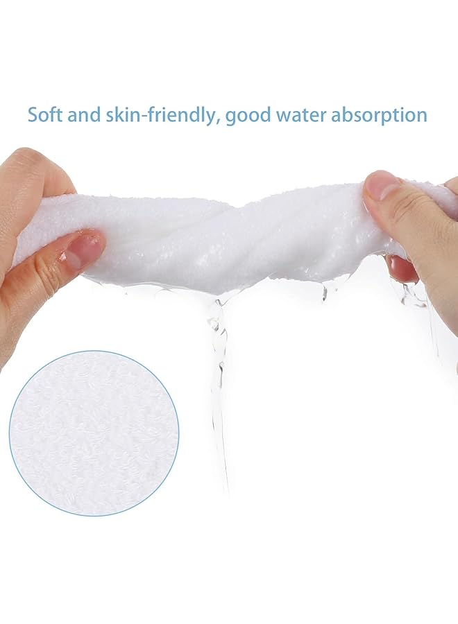 X spring Baby Washcloths 6Pack Reusable Face Towels Super Soft Bamboo Fiber Face Towel Multi Function Baby Bath Towels Newborns Wash Cloth Body Absorbent Face Cloths For Infants And Toddlers - Image 2