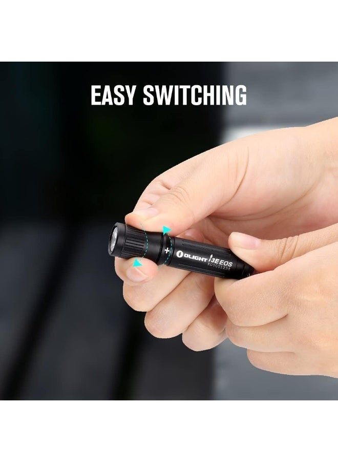 أولايت Olight I3E-BK (صندوق ملون)، مصباح يدوي بسلسلة مفاتيح 90 لومن، ضوء LED IPX8 للاستخدام اليومي، مصباح يدوي مصغر لسلسلة المفاتيح، للاستخدام اليومي، هدية - Image 3