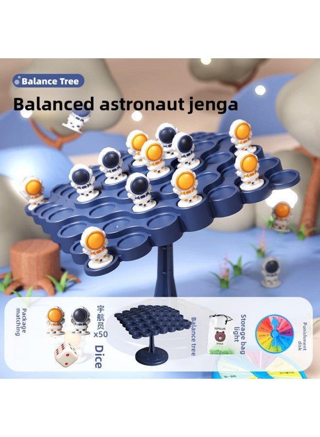 Douyin Balance Astronaut Desktop Game Jenga Astronaut Balance Tree Puzzle Parent-Child Interactive Children's Toy