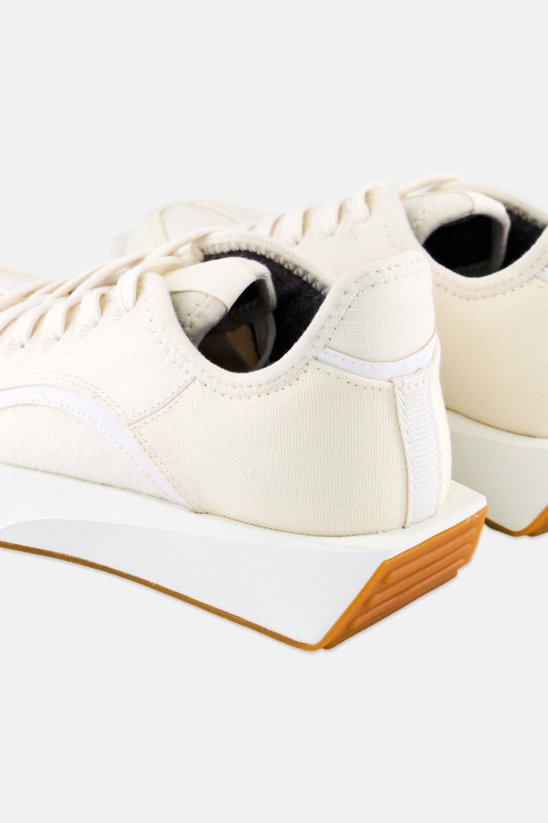 Allbirds Women Wide Lace Up Sneaker, Beige - Image 2