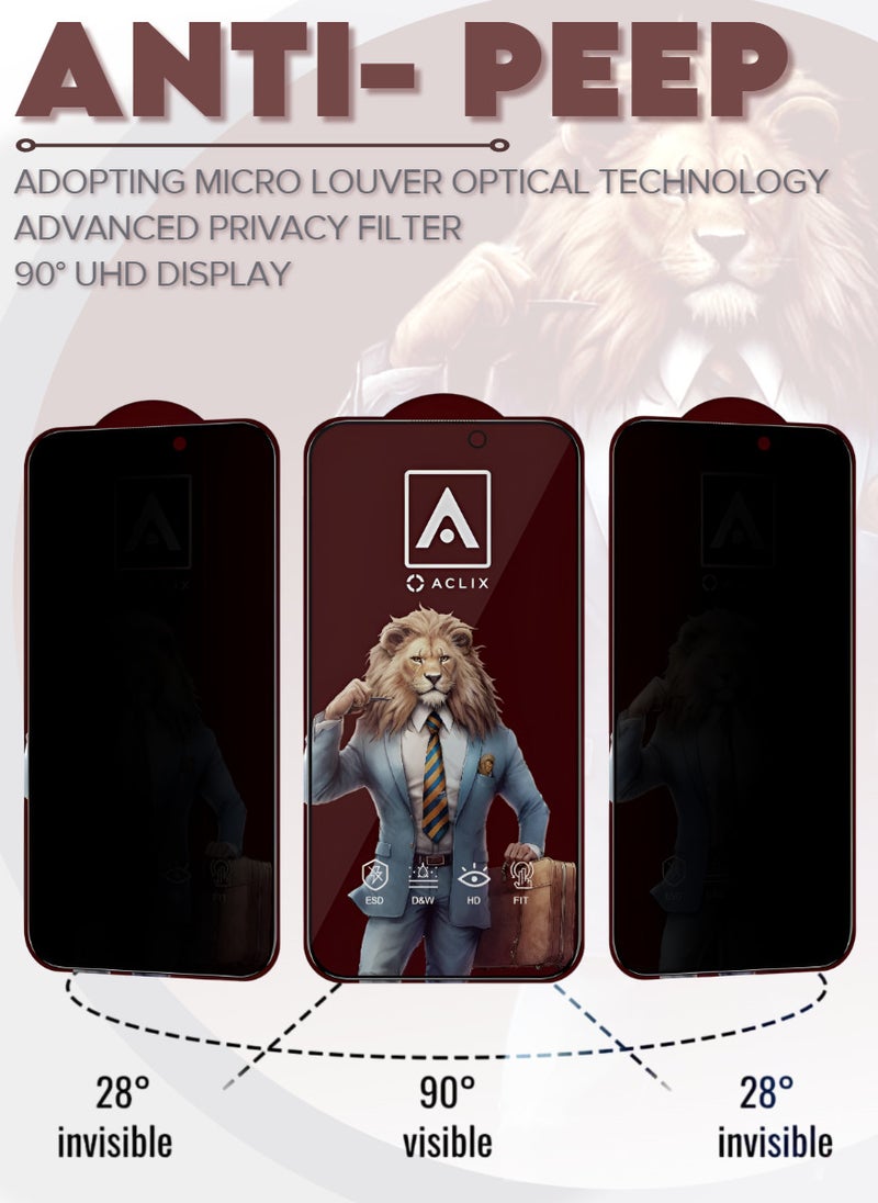 ACLIX Antistatic ESD Dustproof Premium Quality High Definition Tempered Glass Screen Protector Designed For  iPhone 11 - Image 2