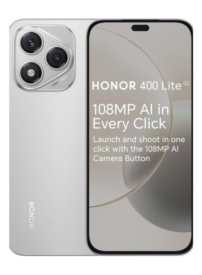 Honor 400 lite 5G Dual SIM, 12GB RAM 256GB ROM Velvet Grey - International Version - Image 1