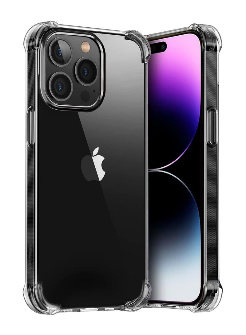 TPU Bumper Corner Case Cover For Apple iPhone 14 Pro Max Clear - Image 1
