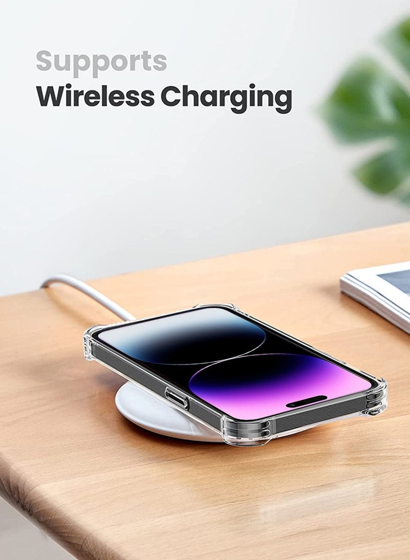 TPU Bumper Corner Case Cover For Apple iPhone 14 Pro Max Clear - Image 3