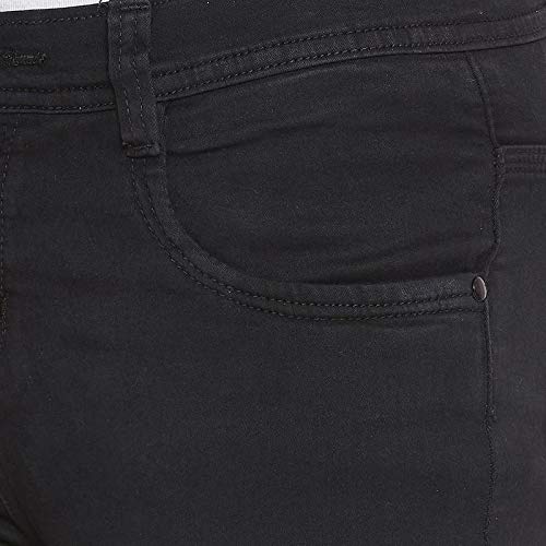 Nifty Women's Denim Stretchable Slim Fit Black Jeans (BMW, Black, 30) - Image 4