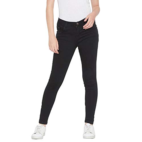 Nifty Women's Denim Stretchable Slim Fit Black Jeans (BMW, Black, 30) - Image 5