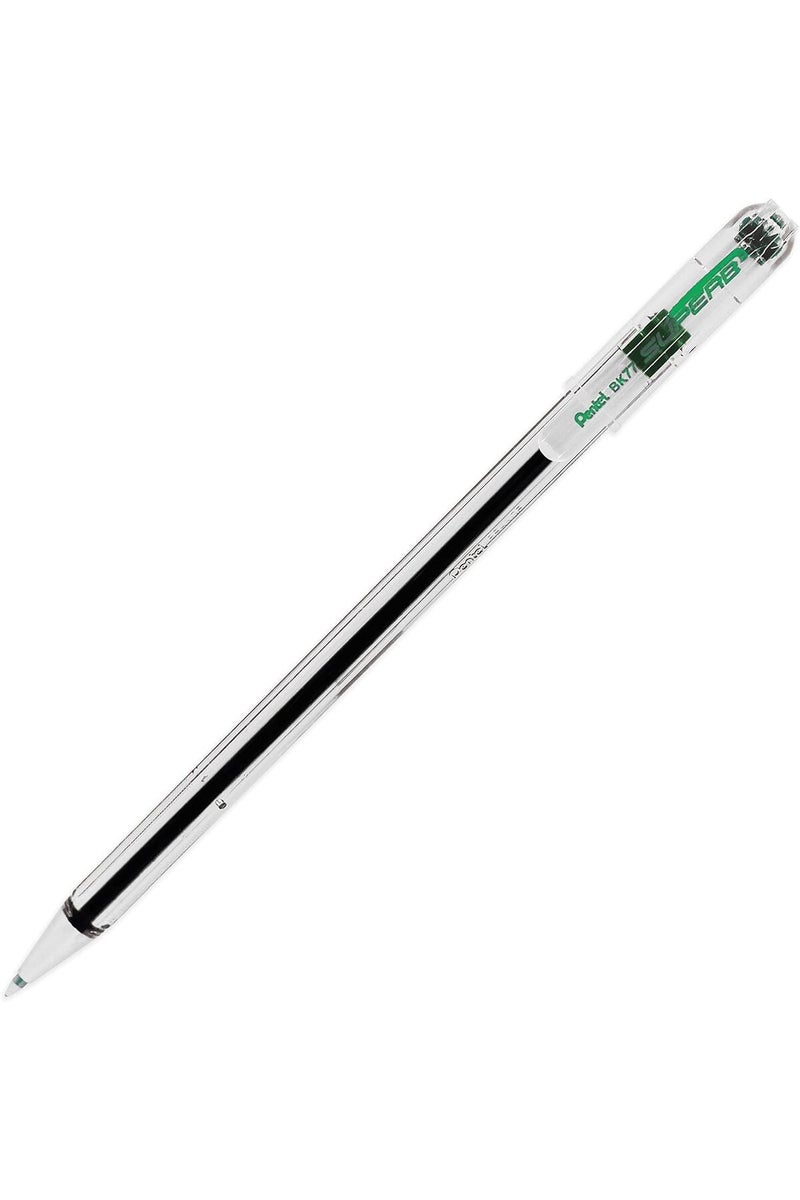 قلم حبر جاف ممتاز بقطر 0.7 مم مع حبر زيتي برميل نحيف - أخضر