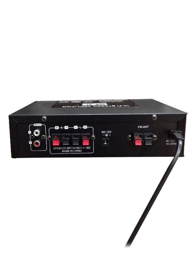 NIBEMINENT Mini Bluetooth Stereo Amplificador With Remote Control V59 Black  - Image 3