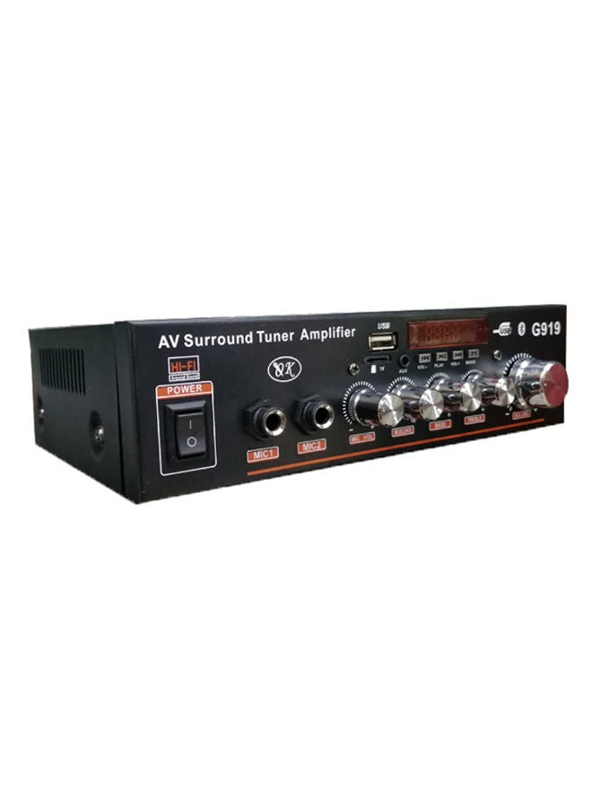 NIBEMINENT Mini Bluetooth Stereo Amplificador With Remote Control V59 Black  - Image 2