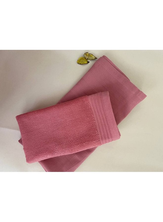 توالا مجموعه فوط توالا سفره 65*65+ فوطه حمام 50*50 و مناسبه للتقديم , امتصاص عالي , سهل التنضيف - Image 3