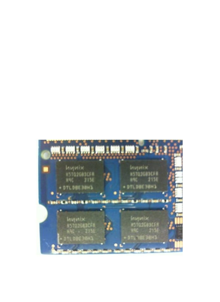 Hynix Hynix Laptop Ram 4GB PC3-10600 DDR3 1333MHz HMT351S6CFR8C-H9  - Image 2