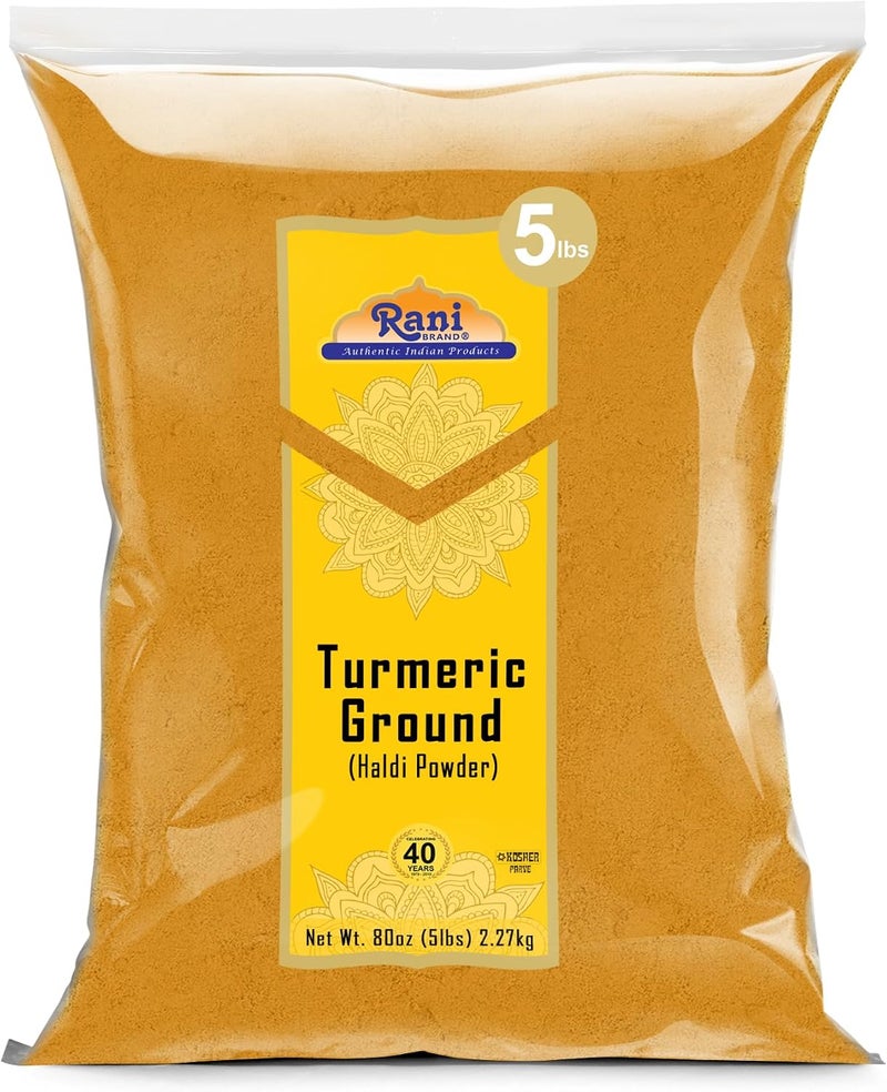 Rani Brand Ground Turmeric (Haldi Powder) - 5 lbs - Image 1