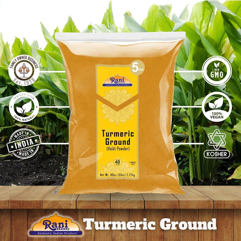 Rani Brand Ground Turmeric (Haldi Powder) - 5 lbs - Image 5