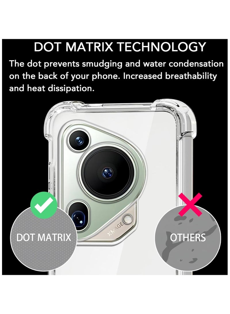 Case for Huawei Pura 70 Ultra Clear TPU Four Corners  Protection Cover Transparent Soft Silicone Bumper Case for Pura 70 Ultra - Image 3